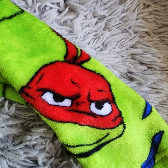 Nickelodeon Teenage Mutant‎ Ninja Turtles Bath Robe Boy Size XS 4 Green - Picture 2 of 4